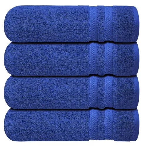 4 X Large Jumbo Bath Towels 100% Cotton Soft Hotel Spa Big Towel Set 75 x 150 CM