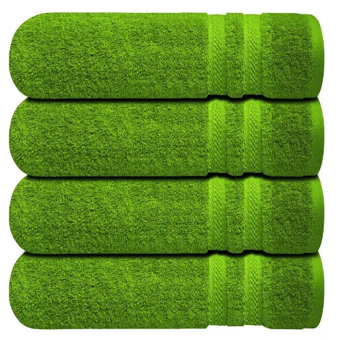 4 X Large Jumbo Bath Towels 100% Cotton Soft Hotel Spa Big Towel Set 75 x 150 CM
