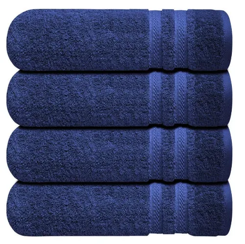 4 X Large Jumbo Bath Towels 100% Cotton Soft Hotel Spa Big Towel Set 75 x 150 CM