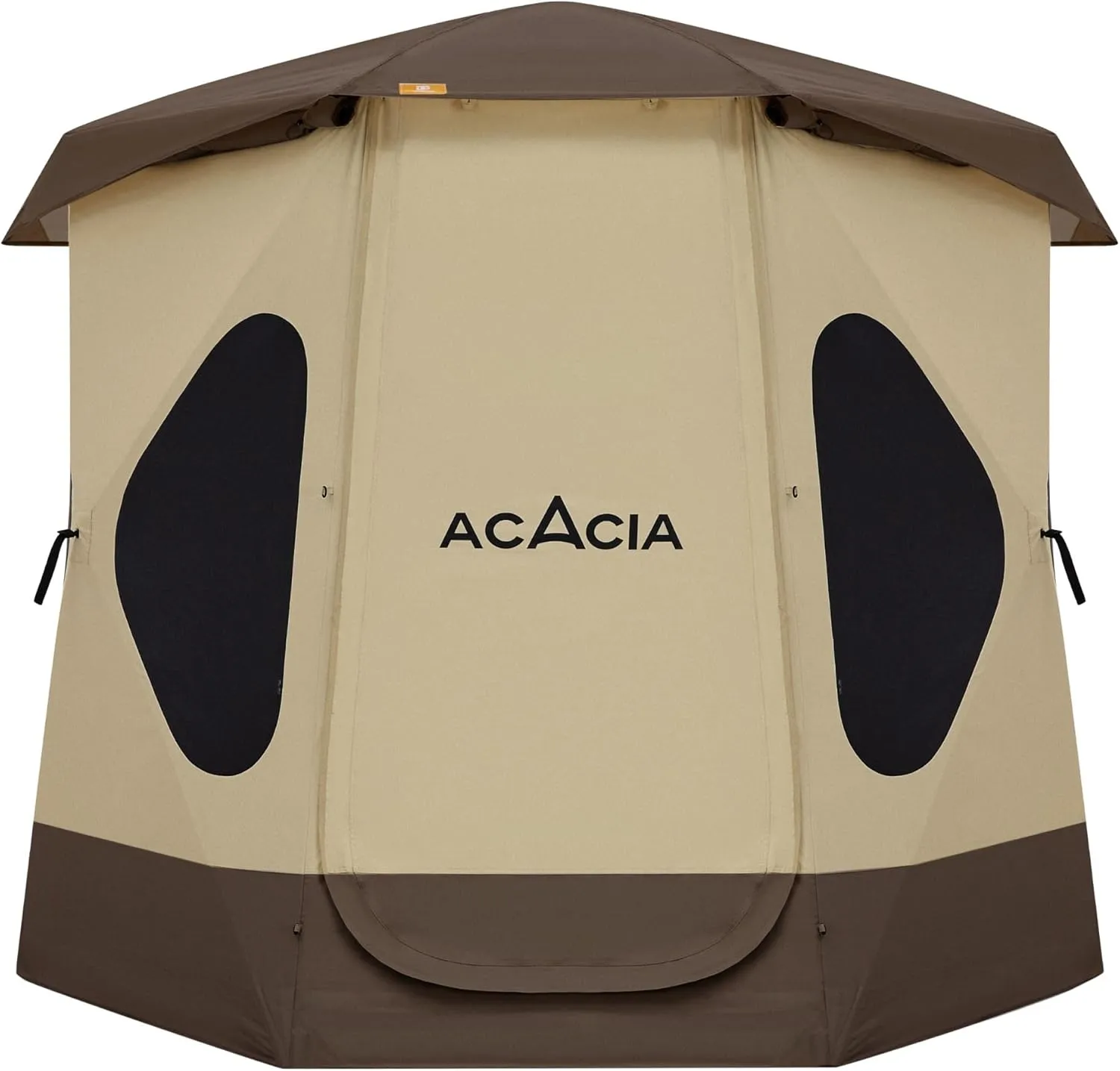 ACACIA Camping Tent, Pop Up Camping Tent with 8 Windows and Footprint, Waterproof Windproof Easy Setup Hub Tent for Family Camping, Hiking and Glamping