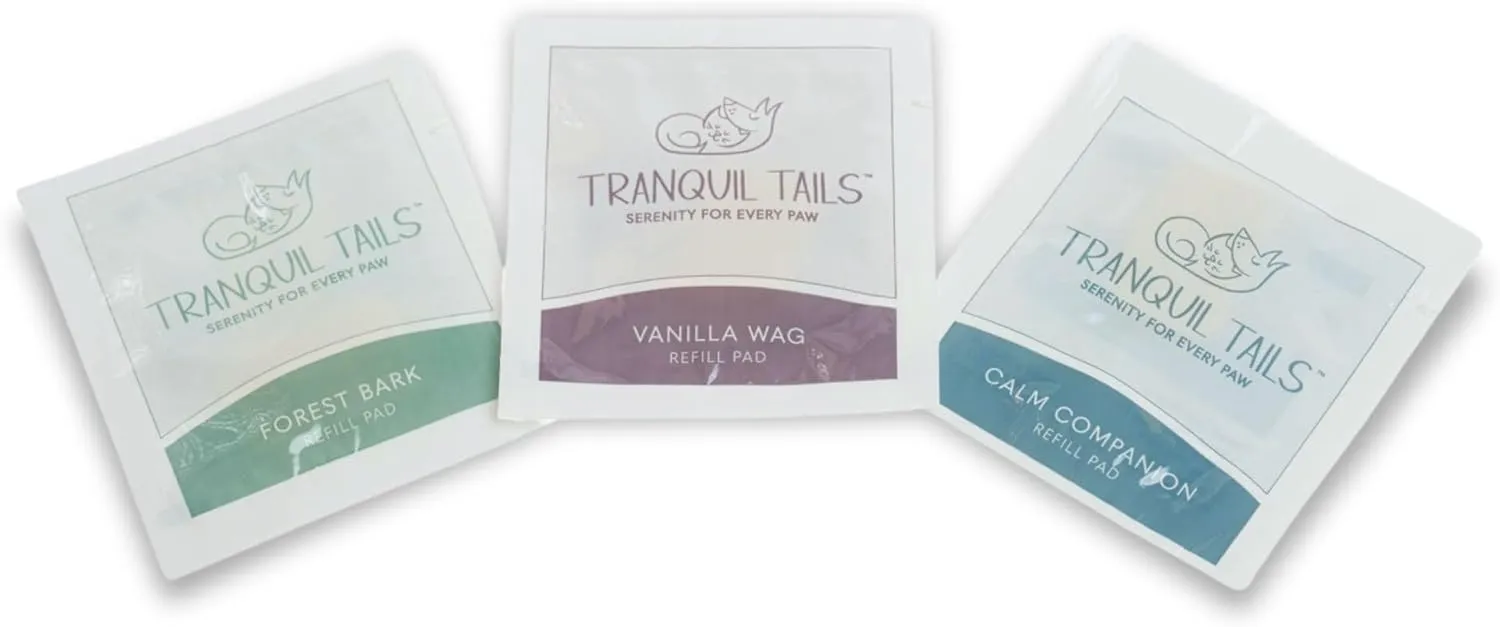 Aromatic Pheromone Refill Pads for Dogs, Variety Pack of 3 scents, 21 Pads, Made in The USA