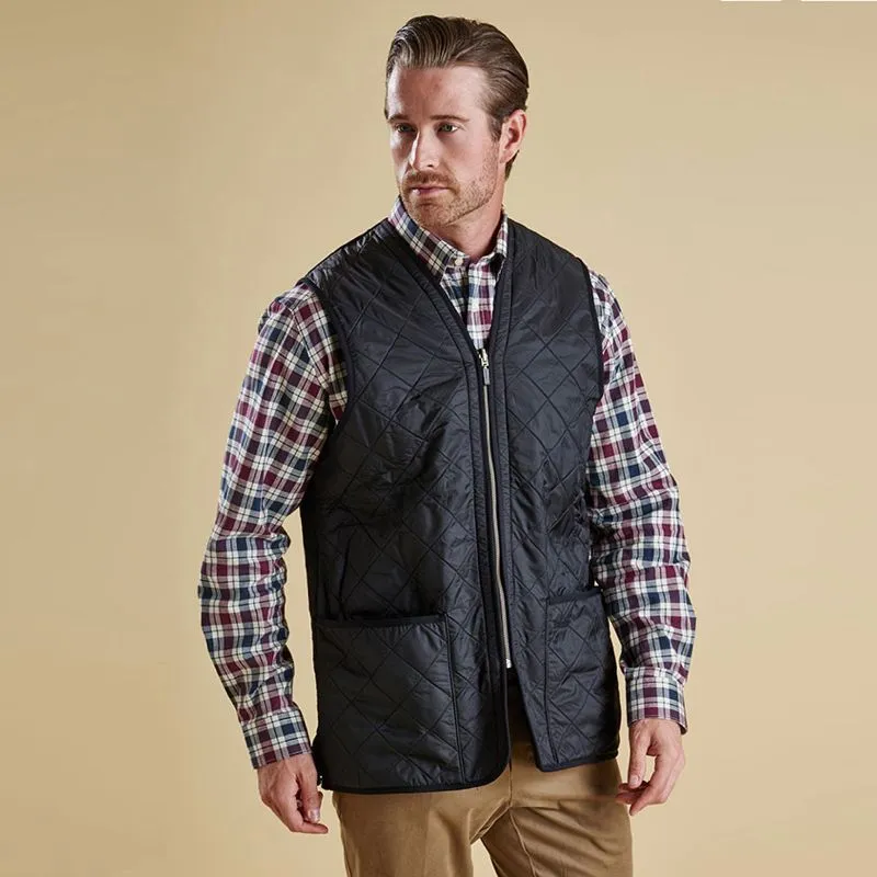 Barbour Polarquilt Zip-In Liner Men's Gilet | Black