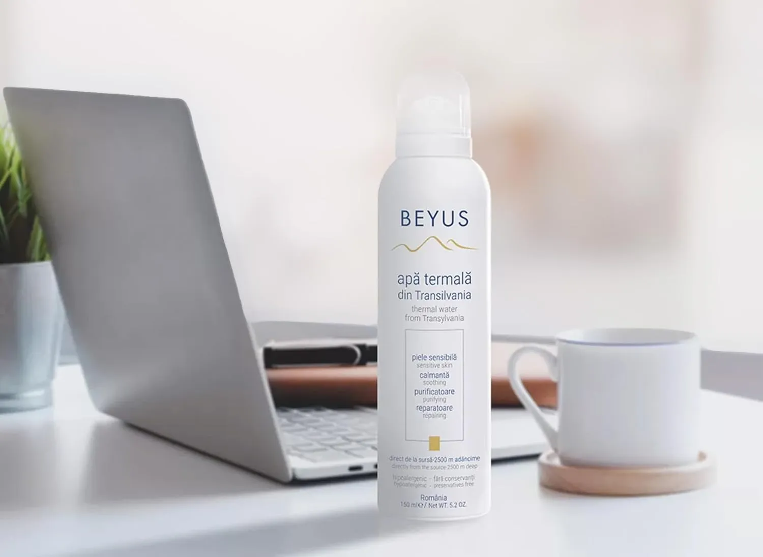 Beyus Transylvania Thermal Water|No Contact with propellant, no Contact with The Outside Environment|Hydrating Soothing Calming|Senzitve Skin Skin Irritations Blemishes|Best Holidays Gift