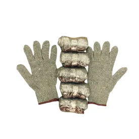 Butcher BBQ Grey Knit BBQ Gloves