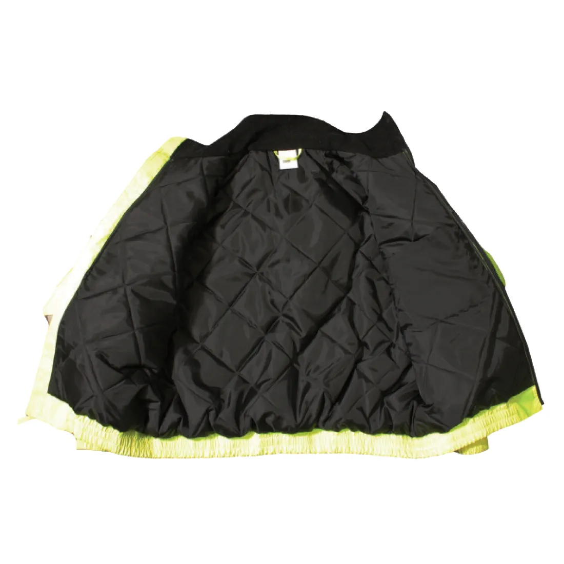Class 3 Bomber Jacket with Quilted Liner - Lime - Large