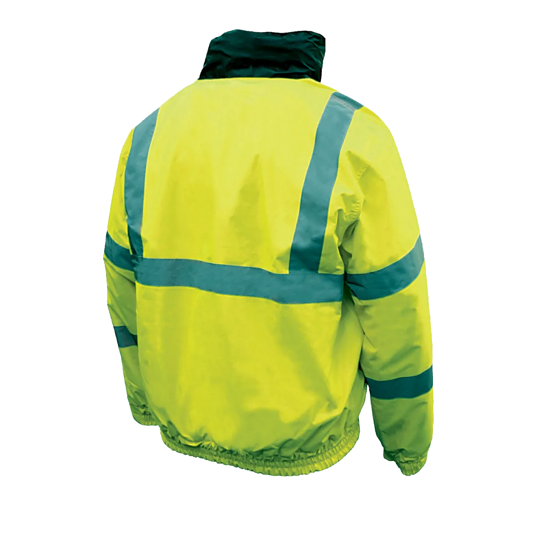 Class 3 Bomber Jacket with Quilted Liner - Lime - Large