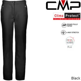 CMP - Women's Stretch Black Ski Pants