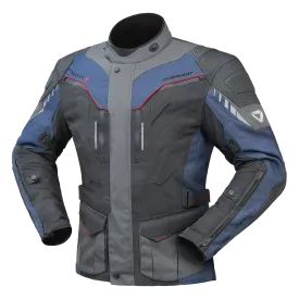 DRIRIDER NORDIC V NAVY/GREY TEXTILE JACKET