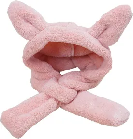 Ear Protective Fleece Lined Pet Caps for Cold Weather Comfortable Pet Earcover Hoodie Hat Photo Headwears for Dog