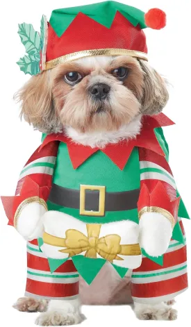 Elf Pup Dog Costume - S