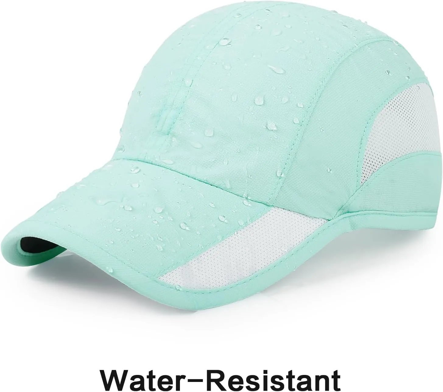 HH HOFNEN Quick Dry Baseball Cap Unstructured Running Cap Water-Resistant UPF 50  Mesh Golf Sun Hats for Men Women
