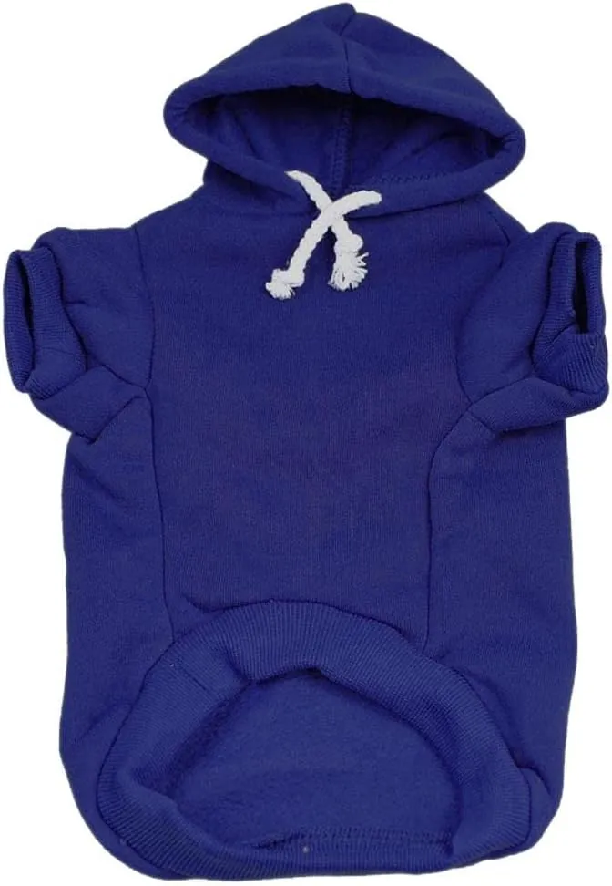 I Need My Space Anxiety Support Pullover Fleece Lined Dog Hoodie (Royal L, 118)