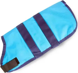 Jeffers Breathe Comfort Ripstop Dog Blanket, Teal/Navy Blue, 20" Medium - Waterproof, Windproof, Breathable, Durable - Ideal for Outdoor, Indoor, Travel, Machine Washable Insulation