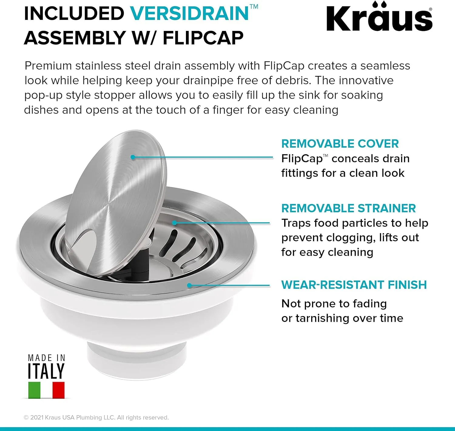 KRAUS Kitchen Sink Bellucci 30 Undermount Workstation Granite, Metallic Gray, Accessories, KGUW2-30MGR
