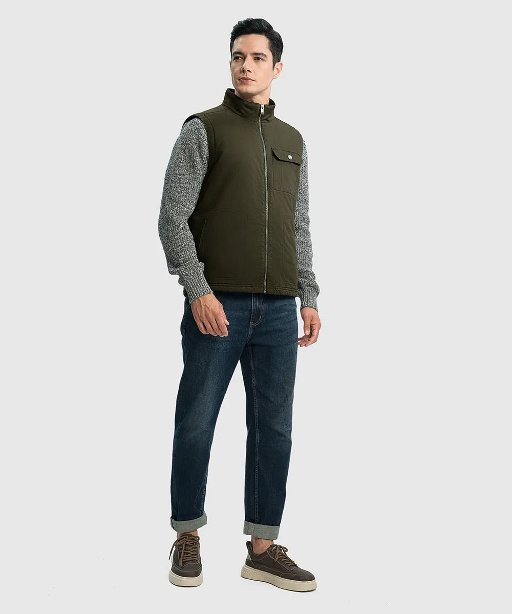 Men's Fleece Classic Workwear Thermal Vest