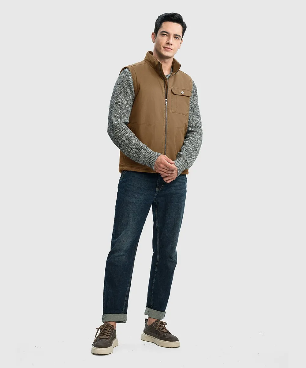 Men's Fleece Classic Workwear Thermal Vest