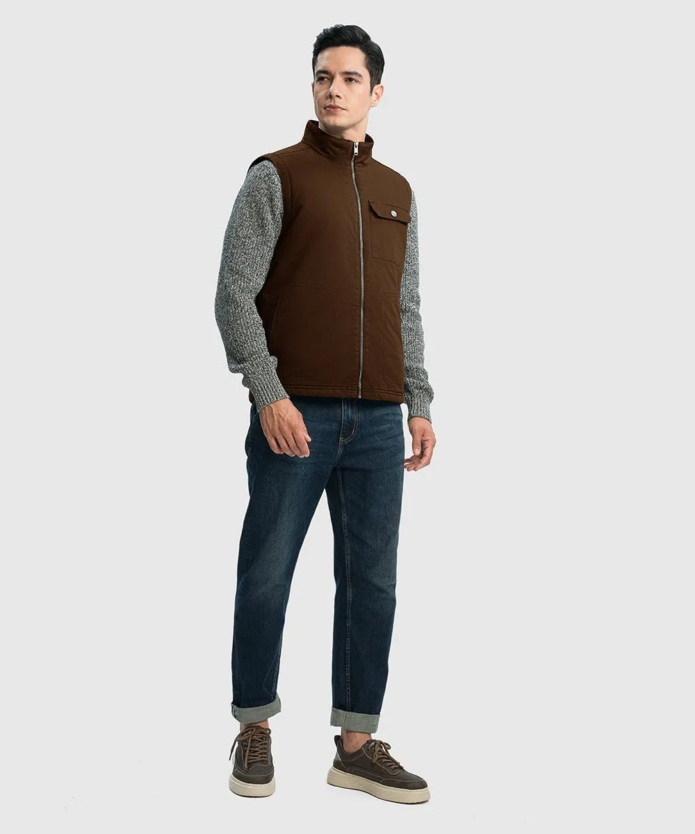 Men's Fleece Classic Workwear Thermal Vest
