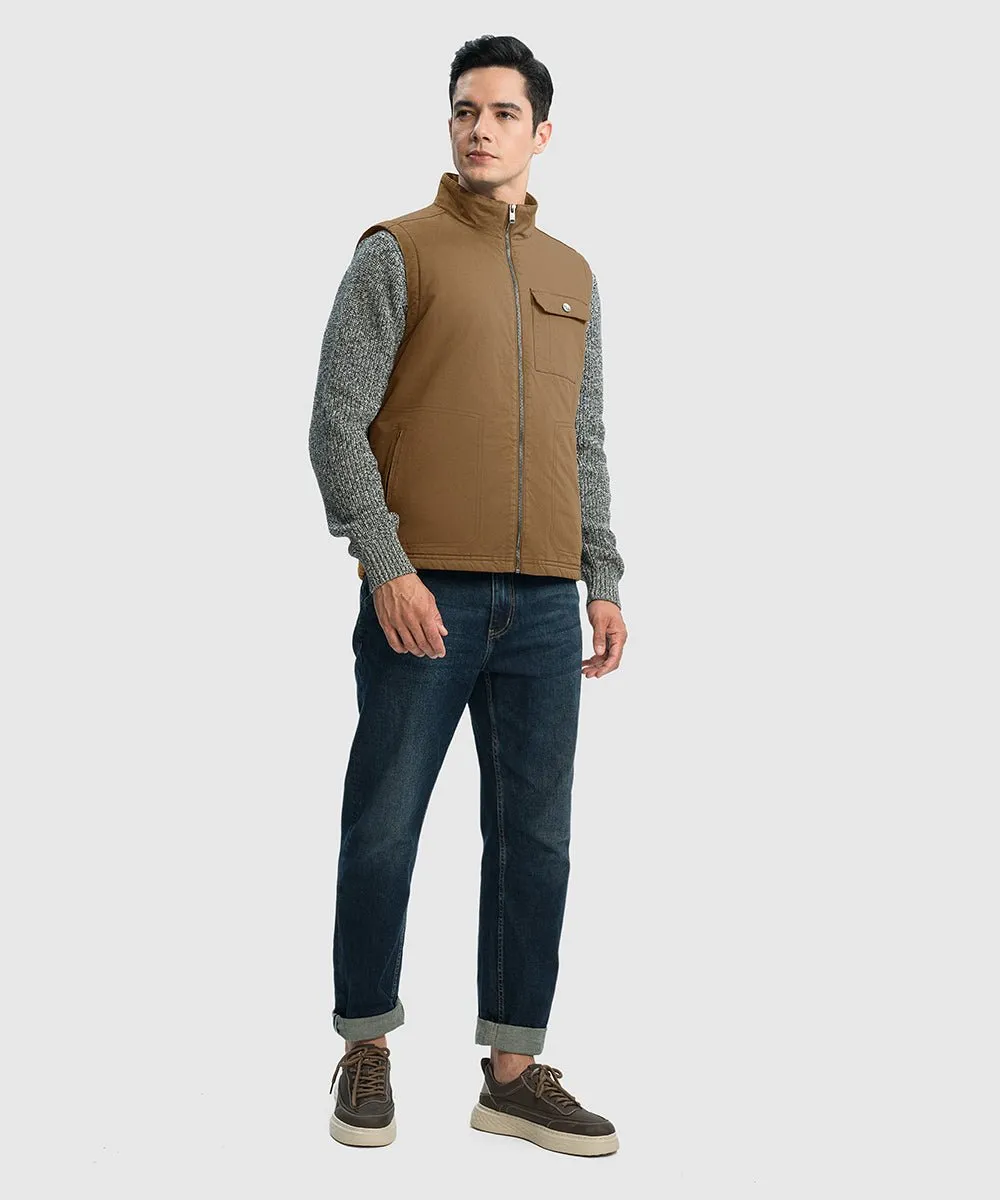 Men's Fleece Classic Workwear Thermal Vest