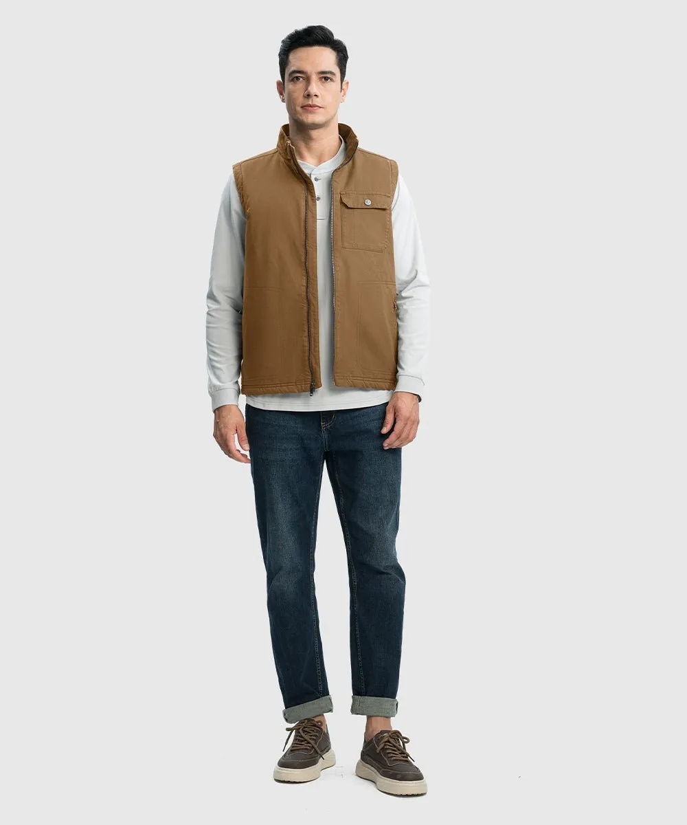 Men's Fleece Classic Workwear Thermal Vest