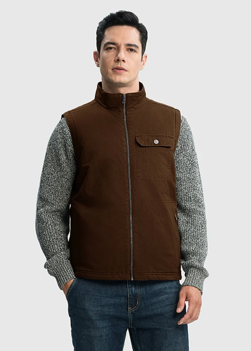 Men's Fleece Classic Workwear Thermal Vest