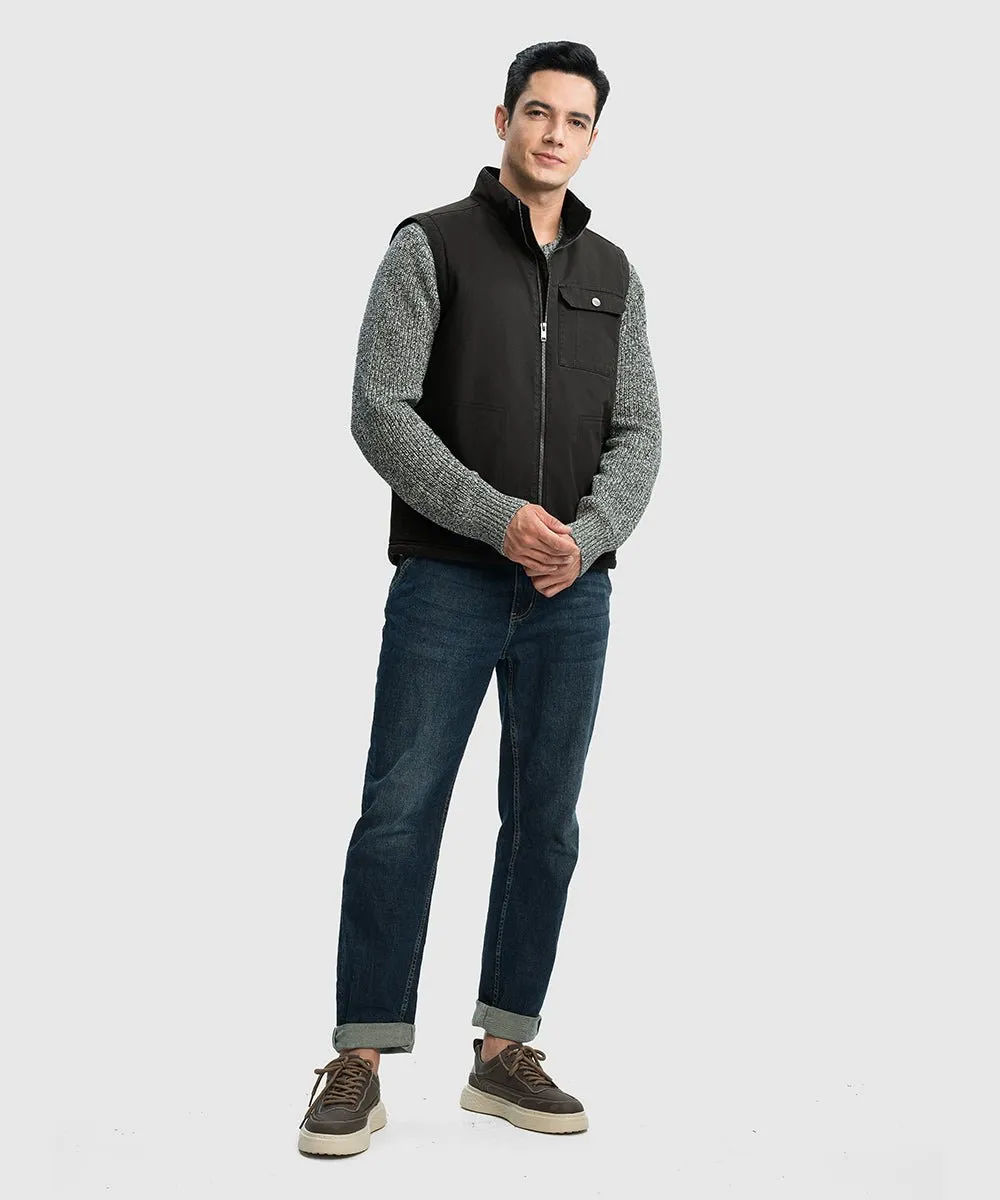 Men's Fleece Classic Workwear Thermal Vest