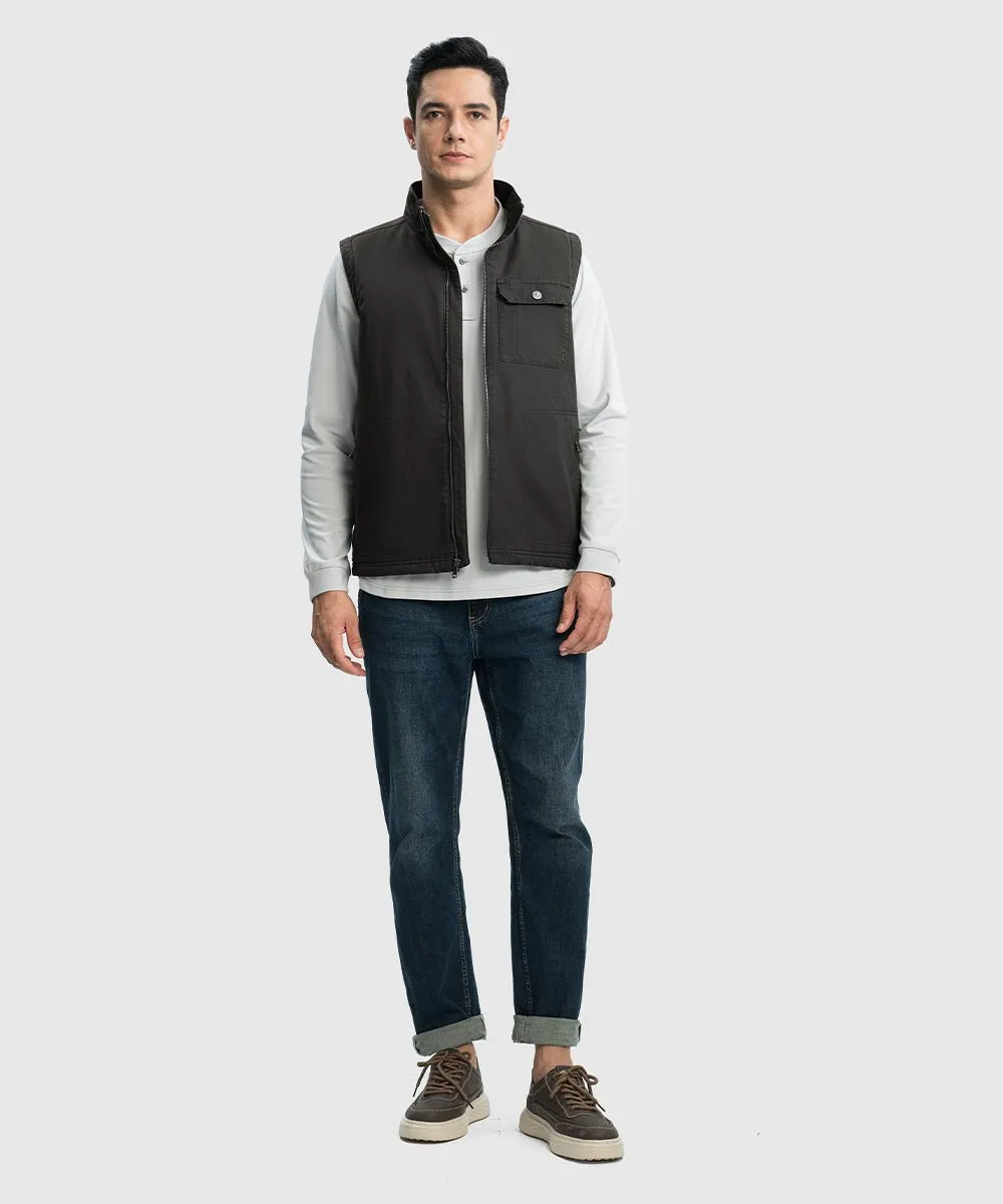 Men's Fleece Classic Workwear Thermal Vest