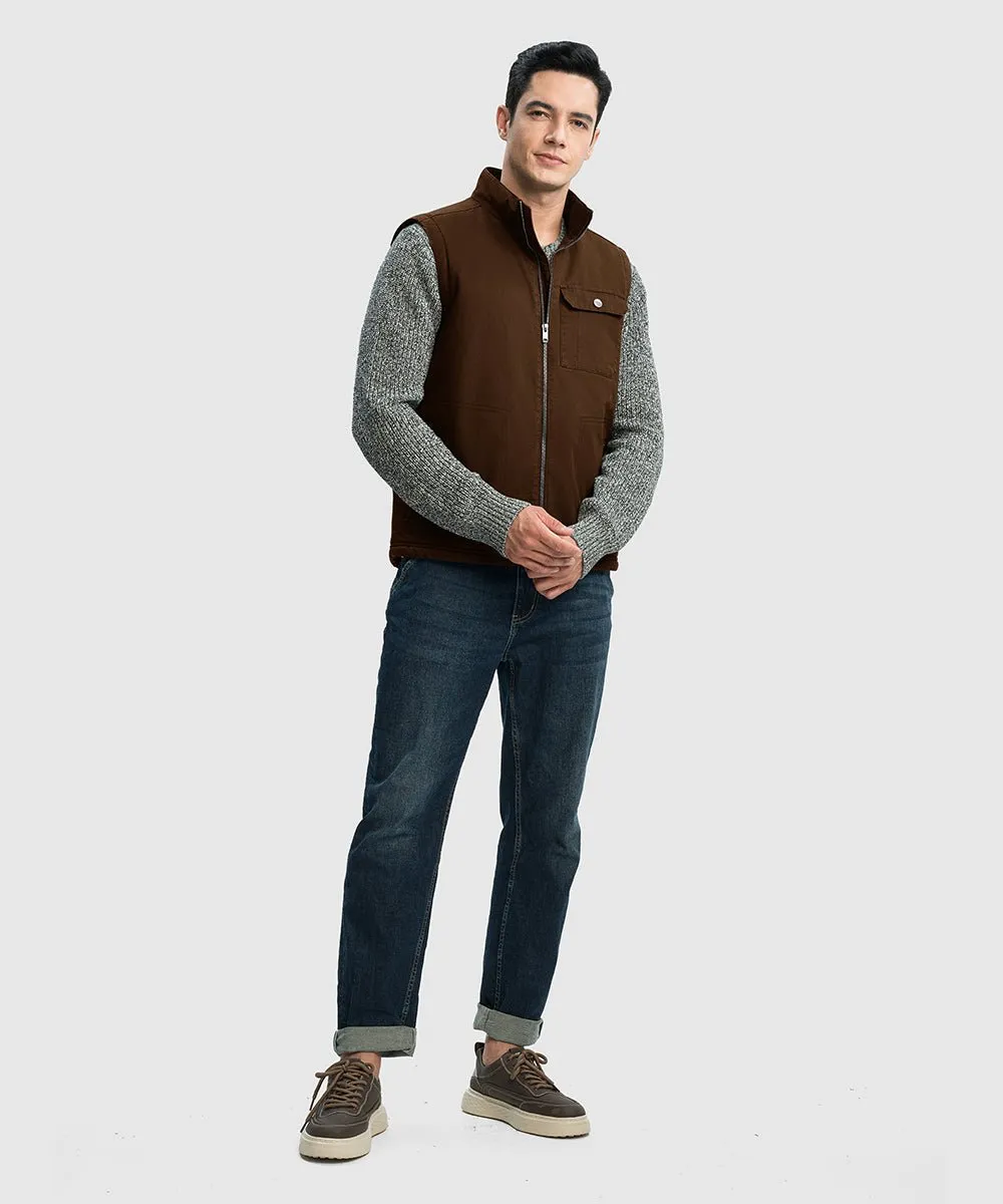 Men's Fleece Classic Workwear Thermal Vest