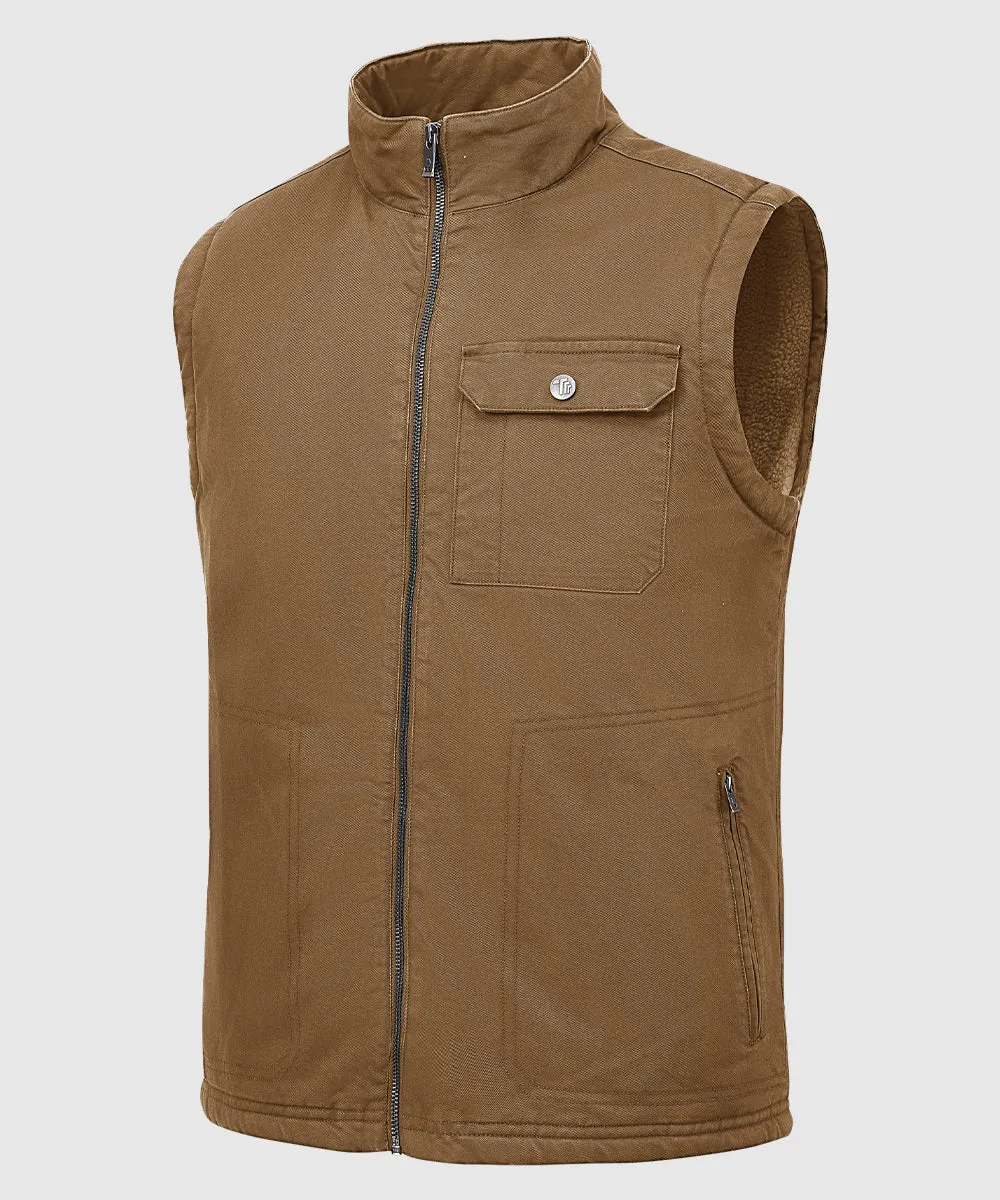 Men's Fleece Classic Workwear Thermal Vest