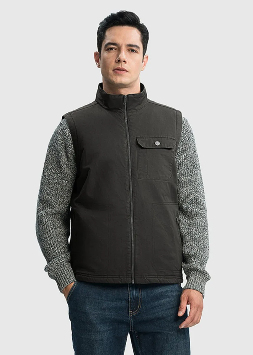 Men's Fleece Classic Workwear Thermal Vest