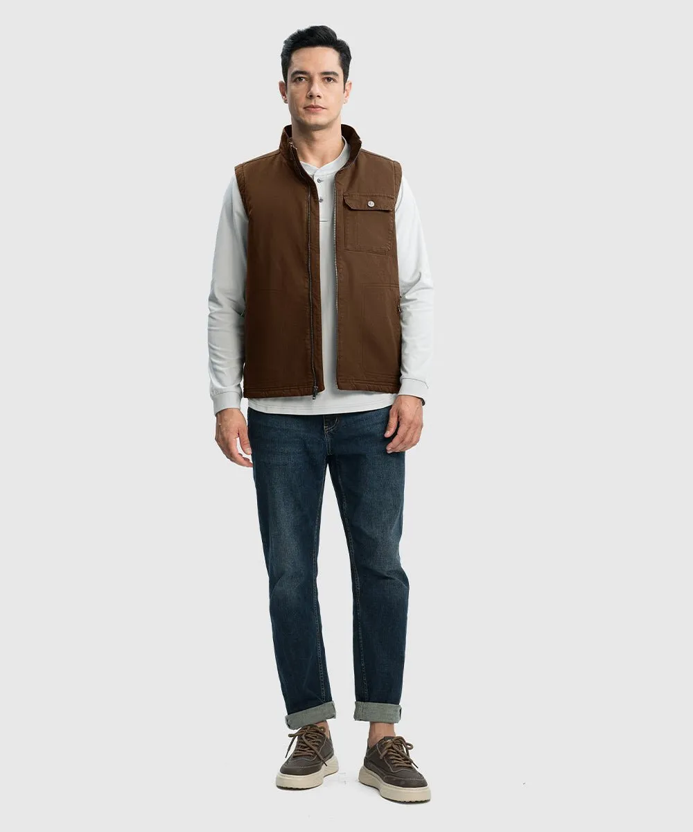 Men's Fleece Classic Workwear Thermal Vest