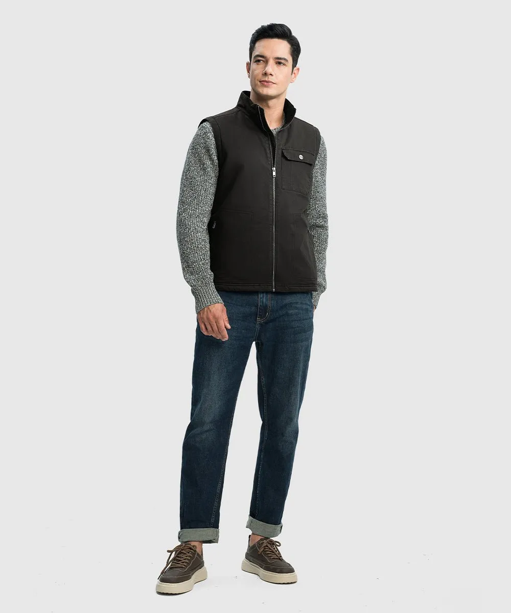 Men's Fleece Classic Workwear Thermal Vest