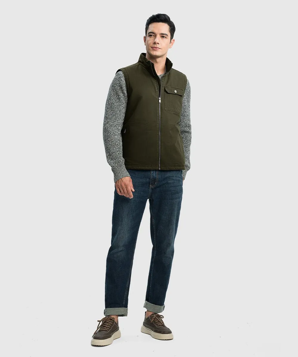 Men's Fleece Classic Workwear Thermal Vest