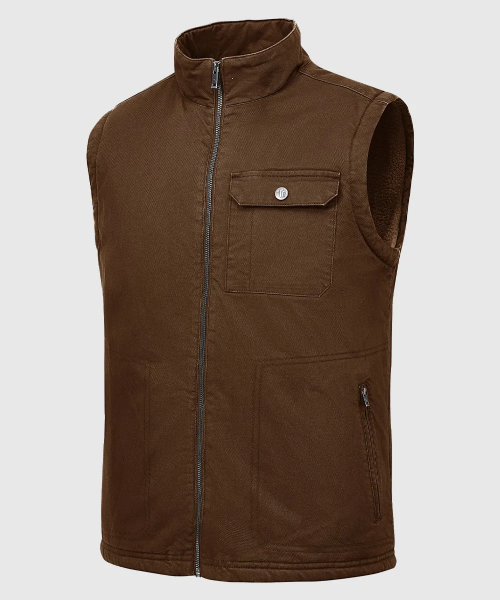 Men's Fleece Classic Workwear Thermal Vest