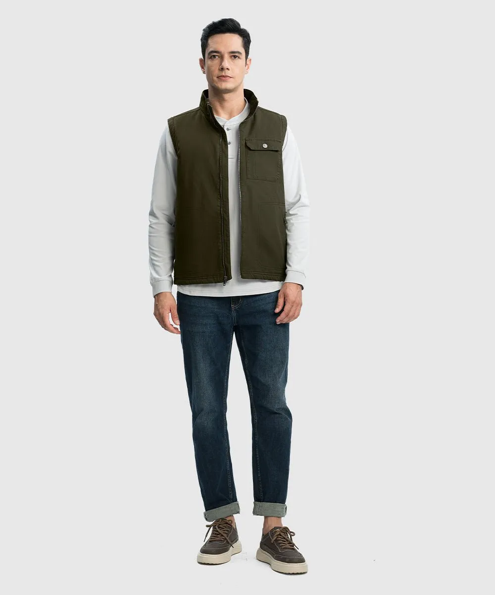 Men's Fleece Classic Workwear Thermal Vest