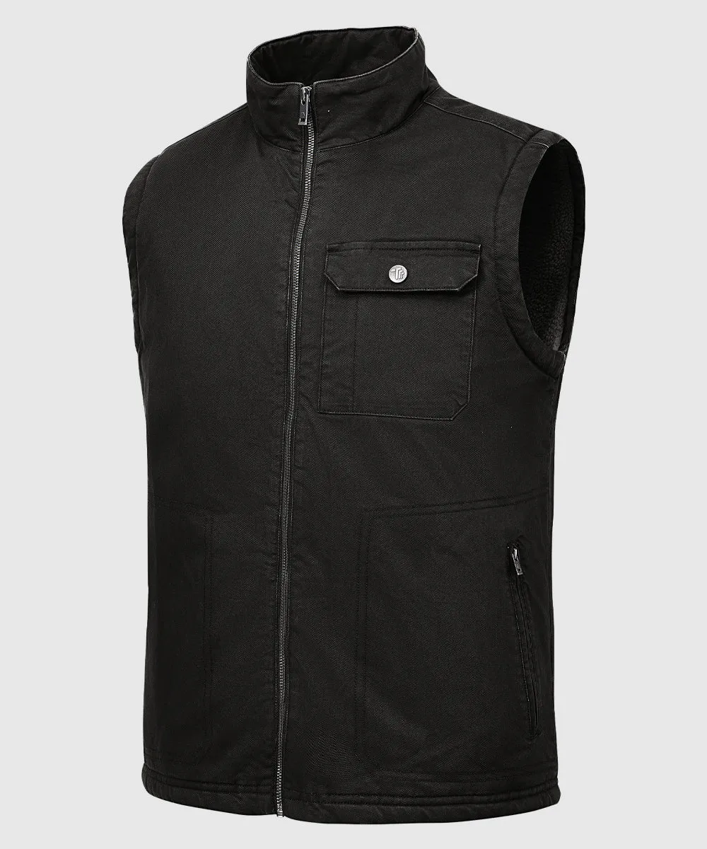 Men's Fleece Classic Workwear Thermal Vest
