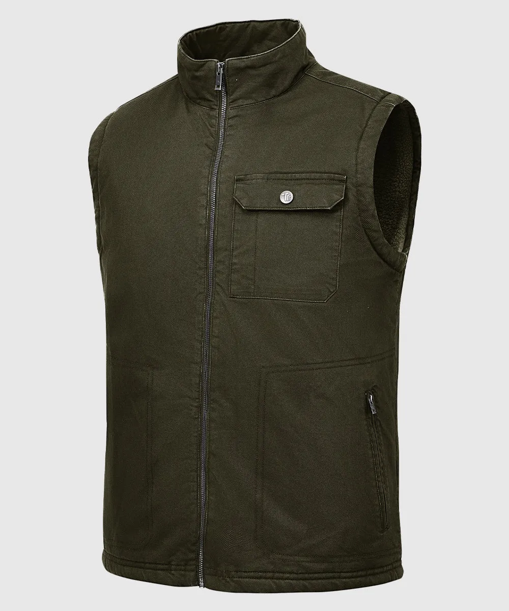 Men's Fleece Classic Workwear Thermal Vest