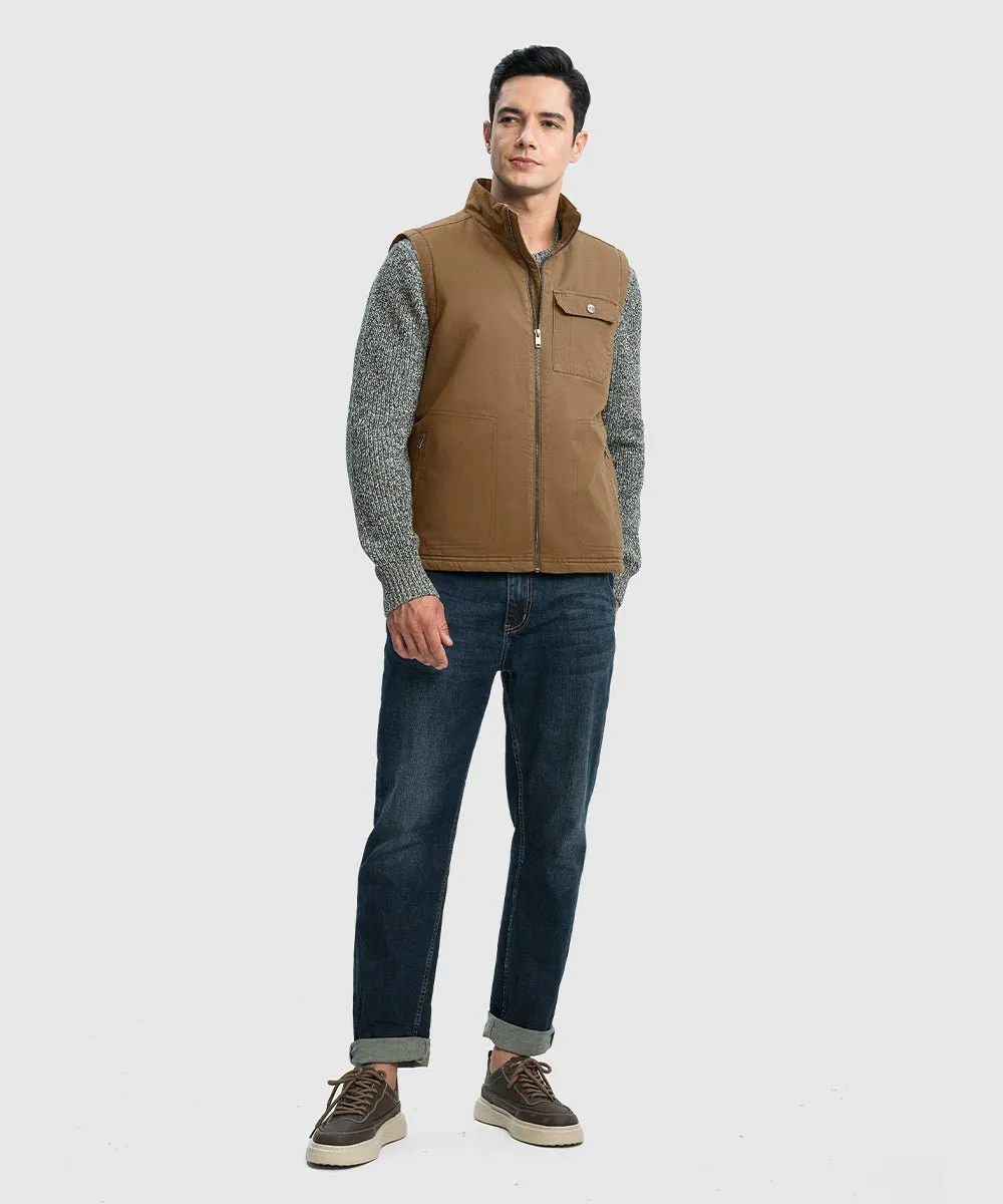 Men's Fleece Classic Workwear Thermal Vest