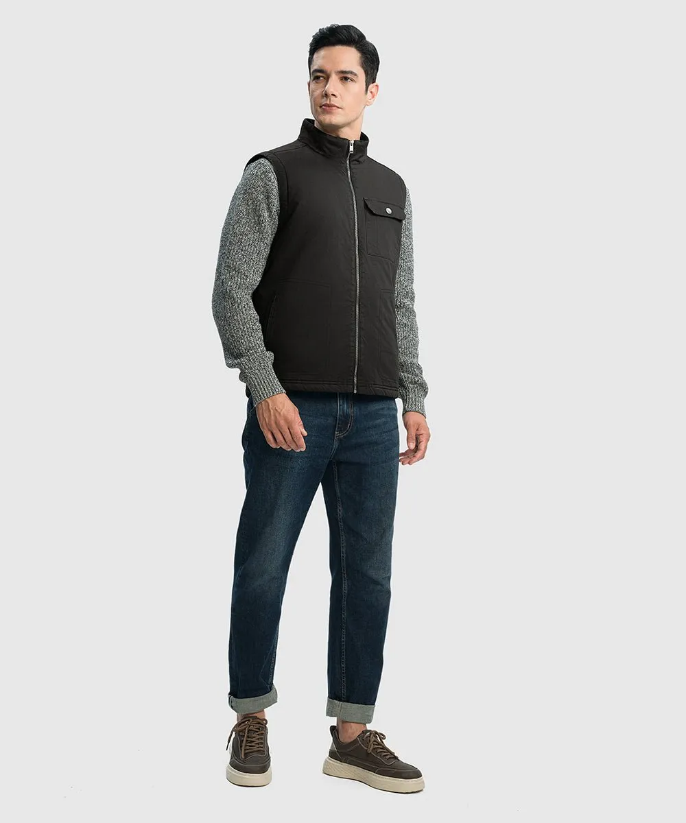 Men's Fleece Classic Workwear Thermal Vest