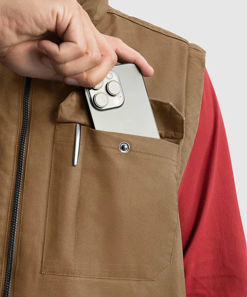 Men's Fleece Classic Workwear Thermal Vest
