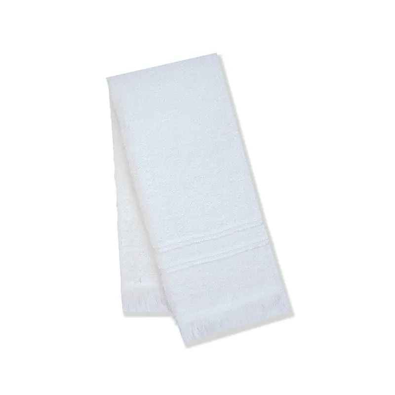 Micro Cotton LuxeDry Soothe Hand Towel (White) - Set Of Two
