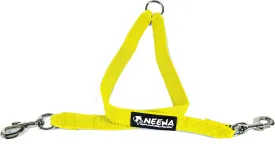 Neewa Leash Splitter to Walk 2 Dogs (One-Size-Fits-All, Yellow)