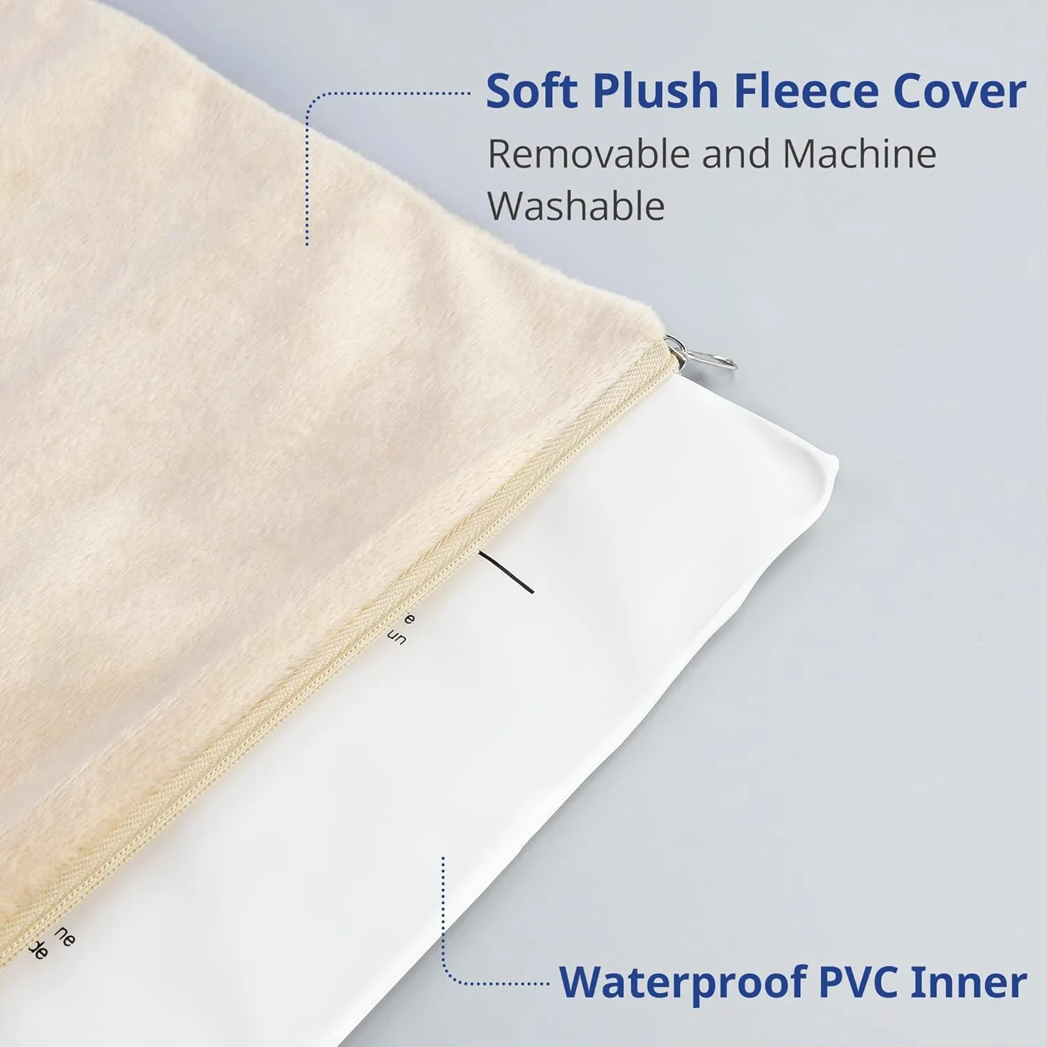 NICREW Pet Heating Pad for Dogs and Cats, Heated Dog Bed with Steel-Wrapped Cord and Soft Fleece Cover, 27.5 x 15.7 Inches, 50 Watts