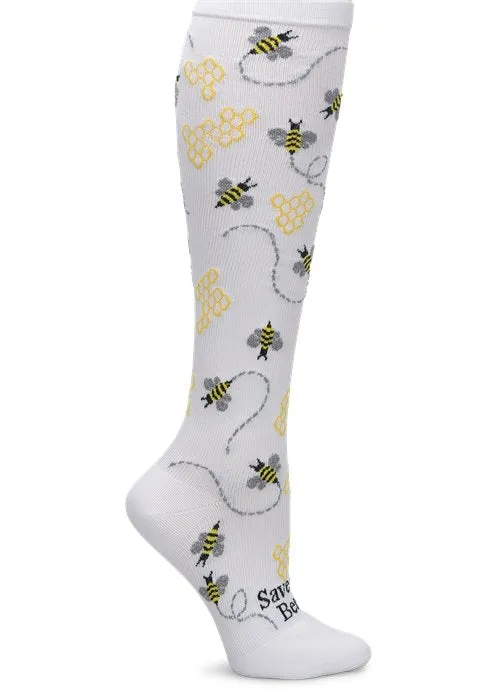 Nurse Mates Compression Sock - Save the Bees
