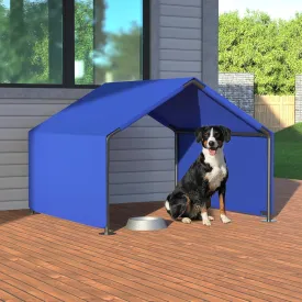 Outdoor Dog Shade Shelter, Large Waterproof Dog House for Sun Rain Protection, Portable Pets Tent Canopy for Dogs/Cats/Chicken/Rabbit/Pigs Suitable for Backyard Camping Beach Patio Garden