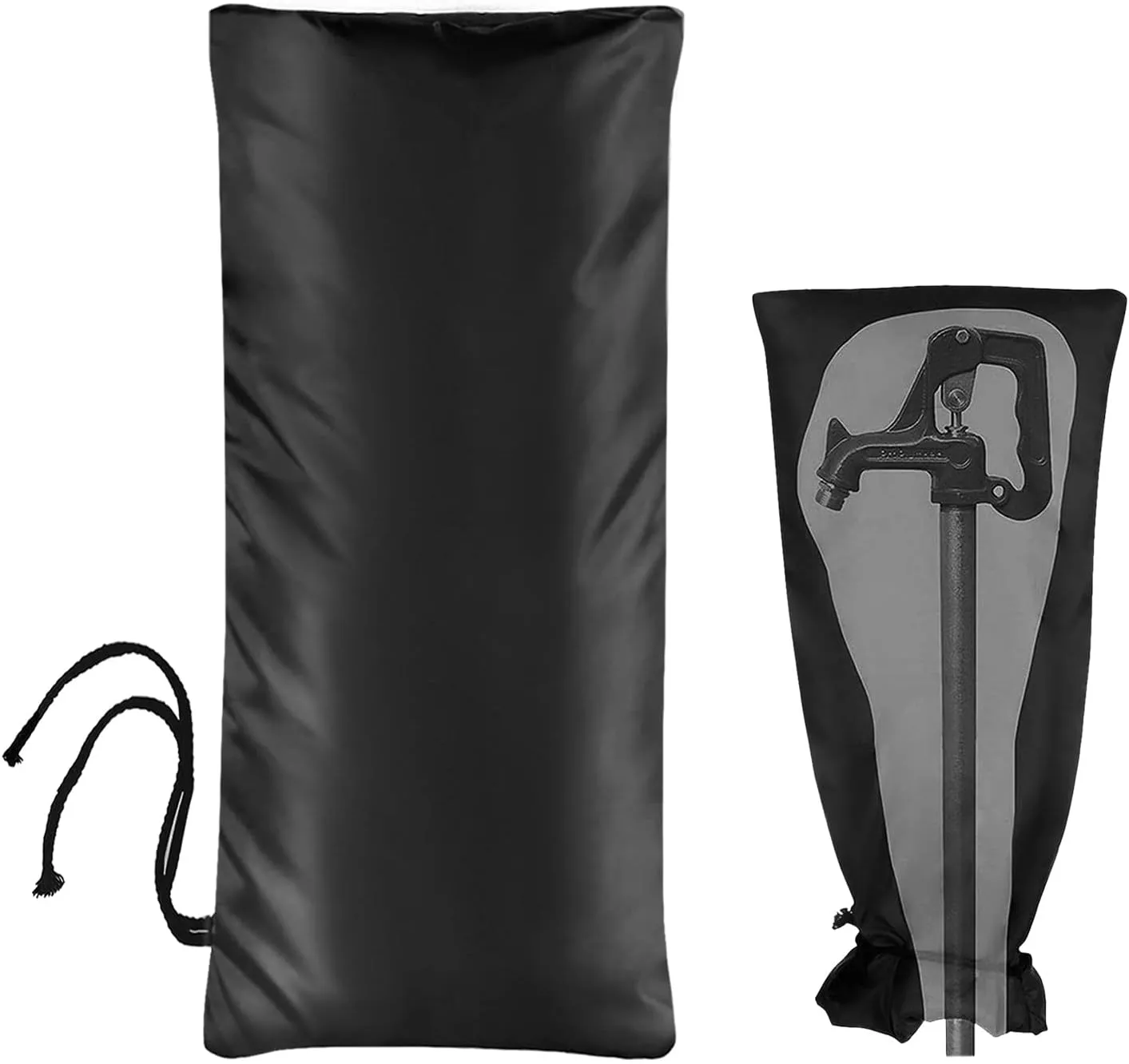 Outdoor Faucet Cover for Winter, 25" L x 13" W Garden Faucet Socks for Freeze Protection, Thicker Reusable Waterproof Insulated Spigot Cover