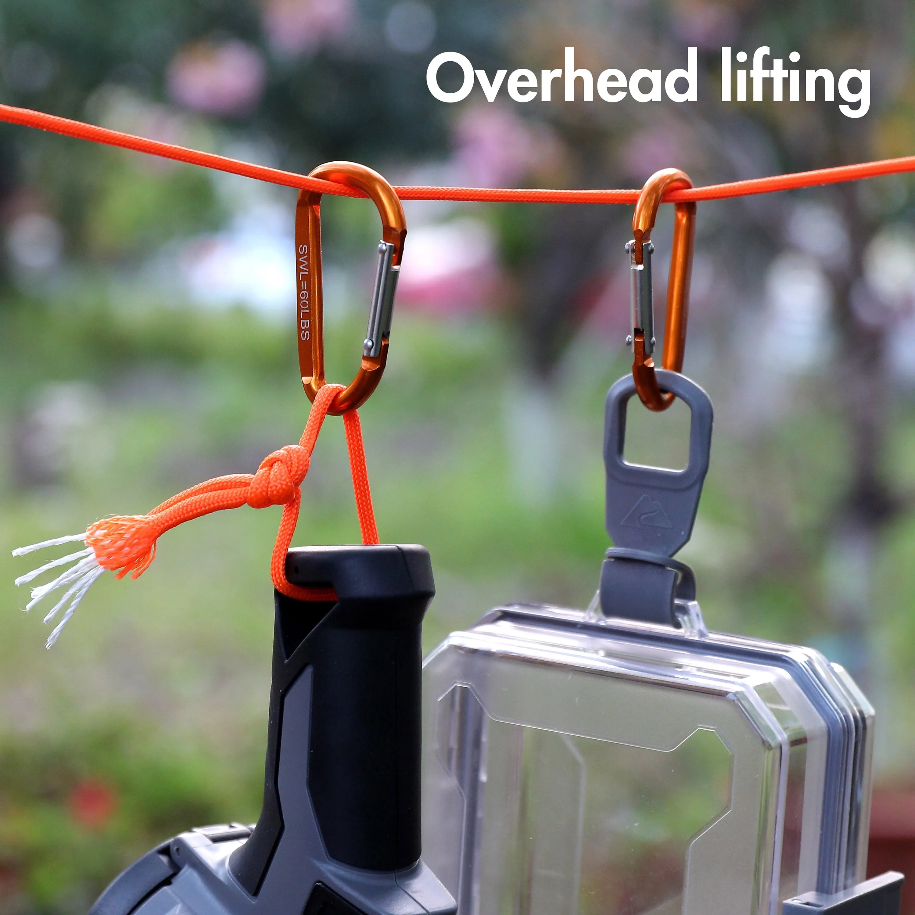 Ozark Trail 2 Pack Spring Loaded D-Shaped Carabiners