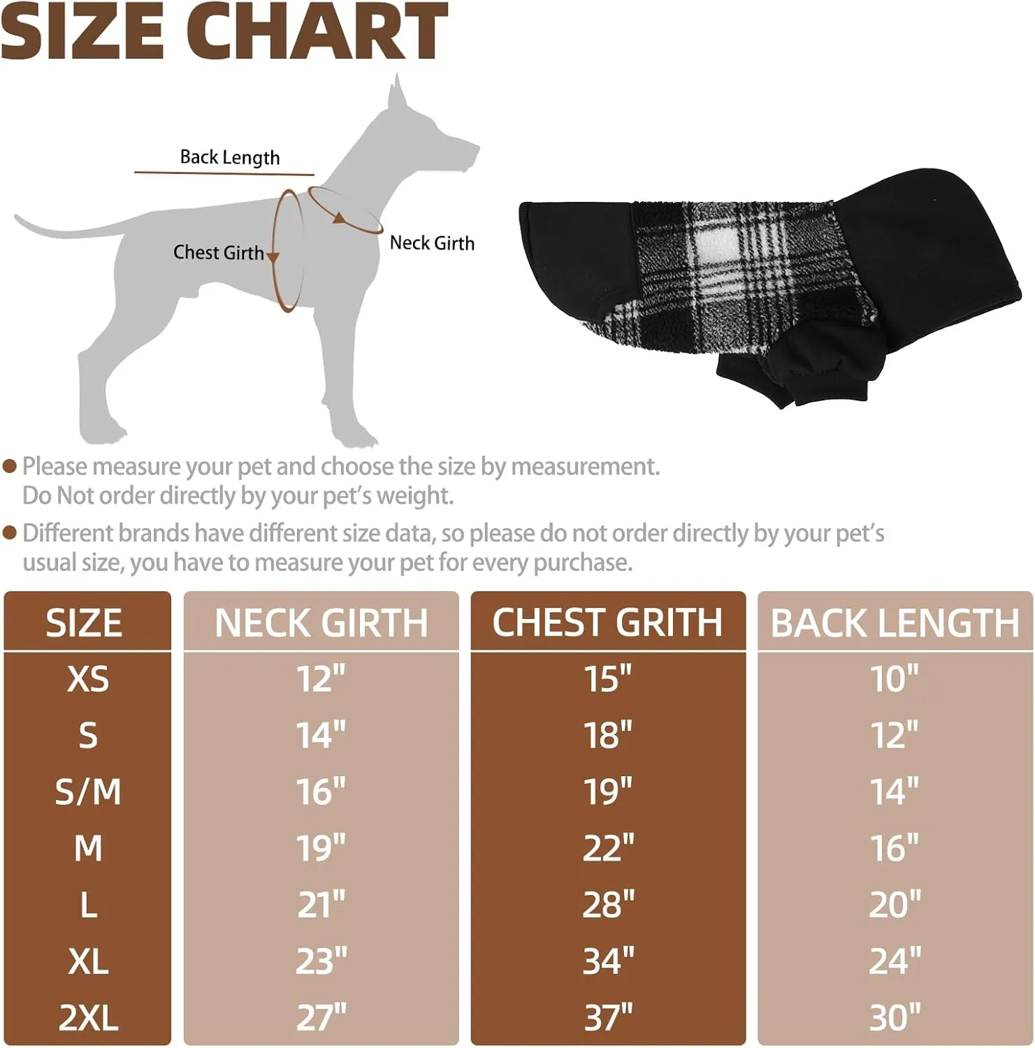 PUPTECK Dog Hoodie Puppy Sweatshirt Warm Dog Sweater Winter Clothes Cold Weather Coats for Small Medium Large Dogs, Black, XS