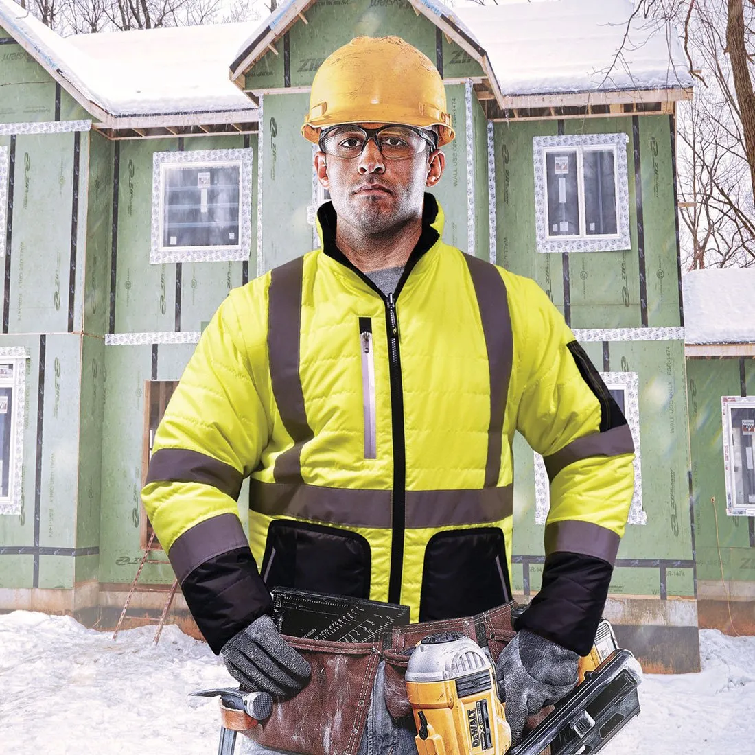 Radians Reversible Winter Safety Jacket - Medium