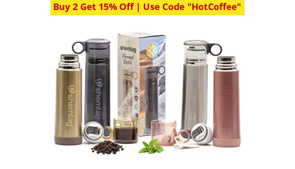 Shemtag Vacuum Insulated Thermal Bottle 16oz  - Buy 2 Get 15% Off