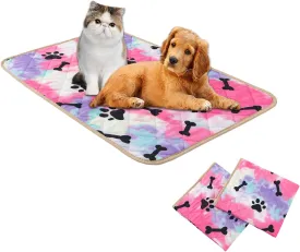 SPXTEX Dog Crate Pads Dog Pee Pads Rugs Washable Dog Pads, Non Slip Puppy Pee Pads for Small Dogs, Waterproof Pet Pad Rug, Dog Whelping Training Pads for Dogs, 1 Piece, 18"x24" Red